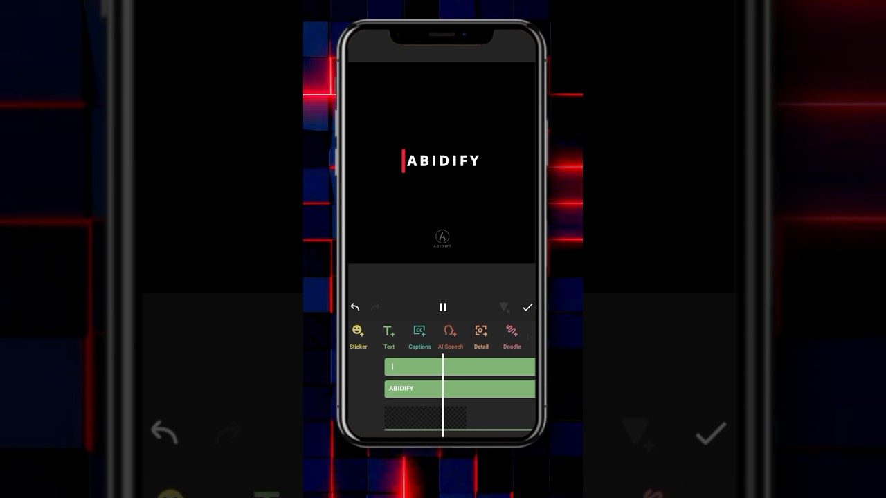 Account Name Animation 🔥 In Mobile - InShot App @Abidifyy #inshotediting