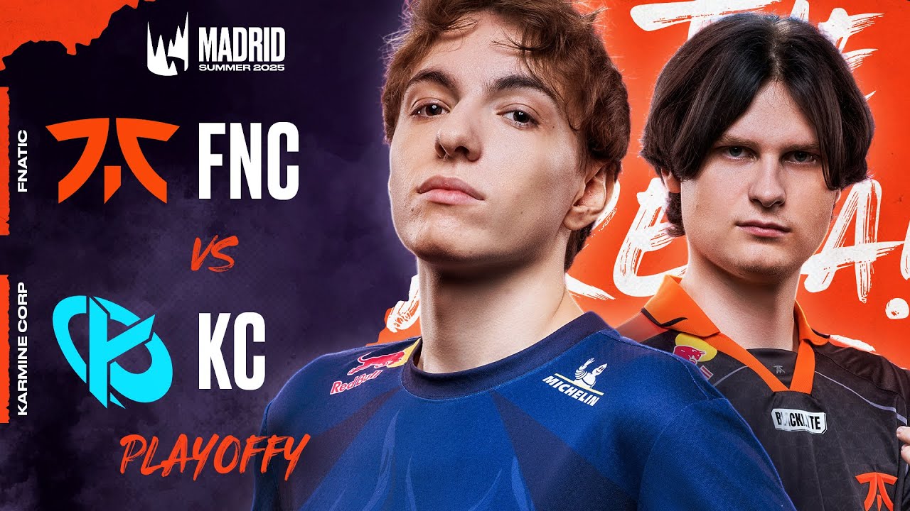 🔴KARMINE CORP vs FNATIC🔴MECZ BO5 O WORLDSY🔴LEC SUMMER PLAYOFFS 2025🔴