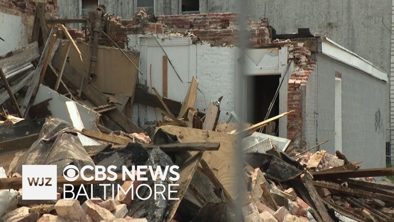 Baltimore building collapses after truck crashes