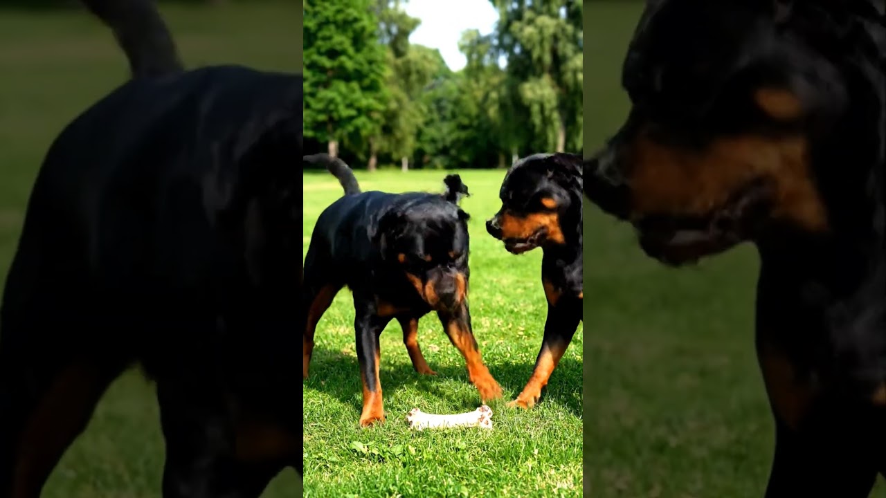 dog's fighting for value 