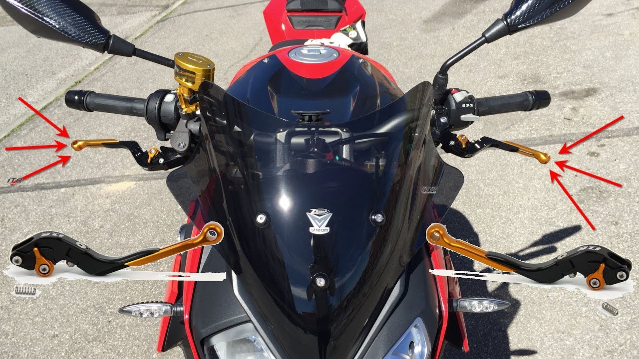 Brico sustitución manetas ITR BMW S1000R - Replace clutch & brake lever on BMW S1000R