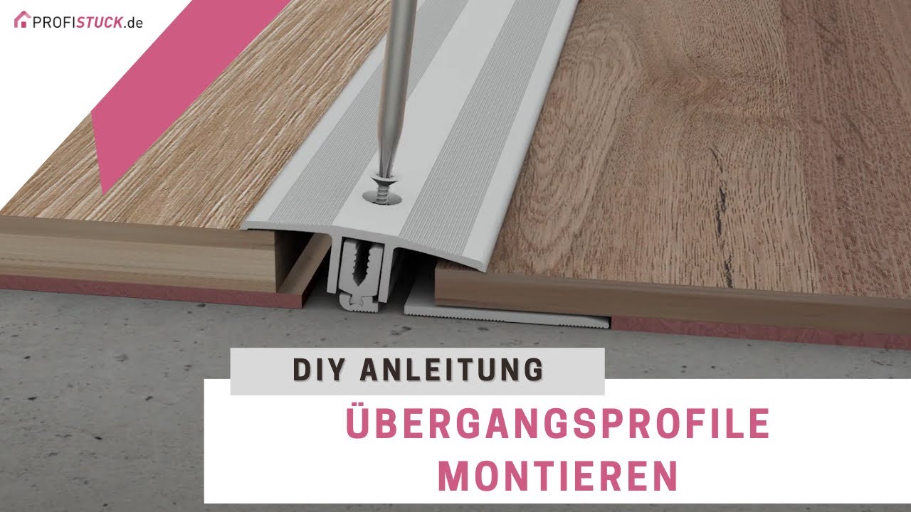 Flexibles &Uuml;bergangsprofil montieren | K&uuml;berit Ausgleichsprofil