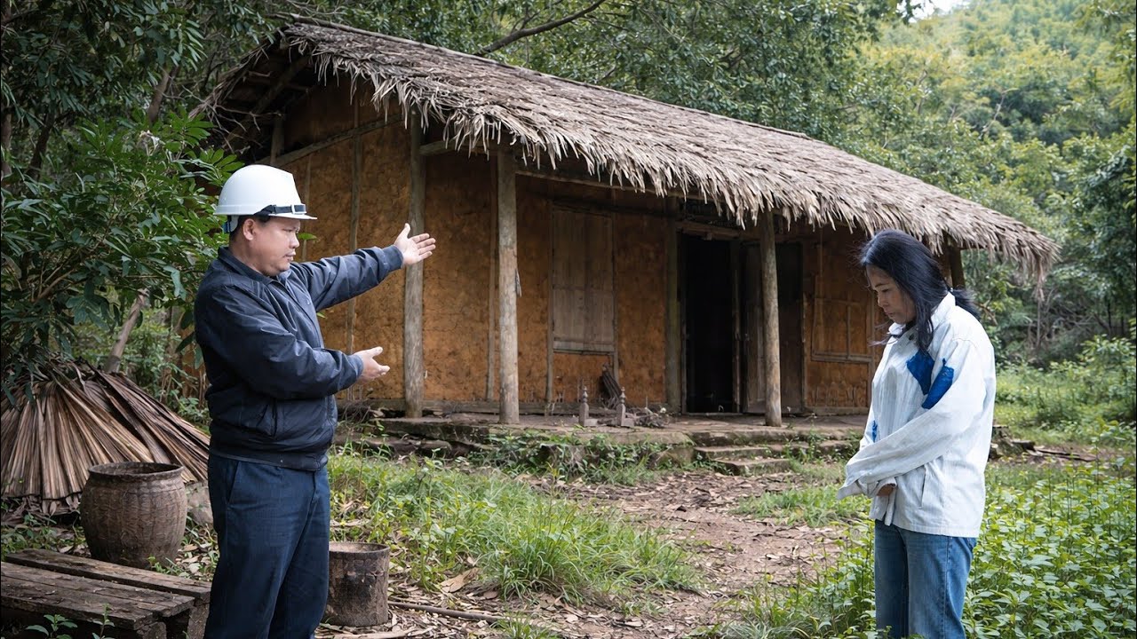The kind CEO helped and gave the homeless girl an abandoned house to live in.