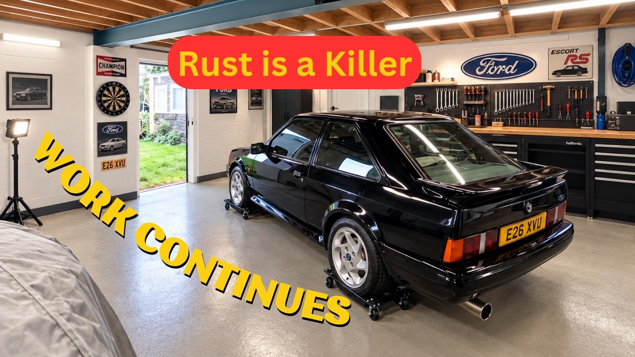 Всё ОЧЕНЬ плохо. Скрытая ржавчина на Ford RS Turbo. Я всё исправлю и верну его на дорогу.
