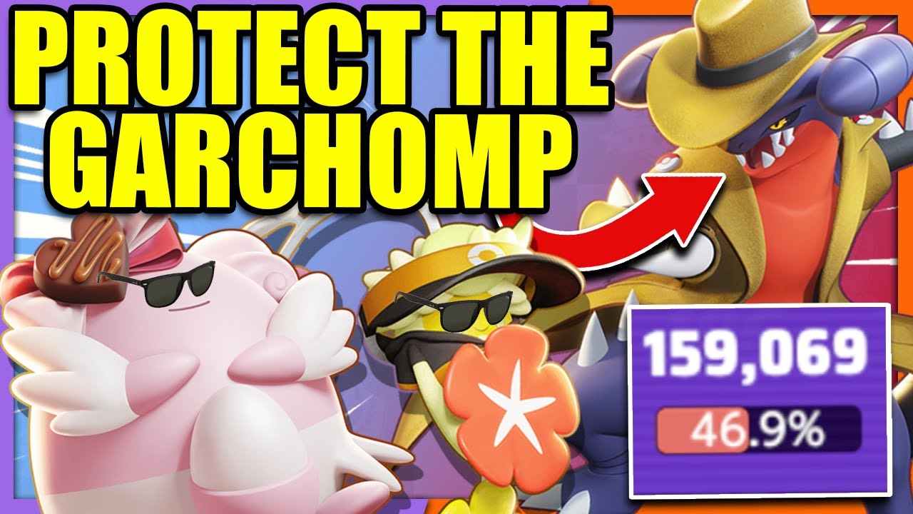 When two Healers turn GARCHOMP into a RAIDBOSS | Pokemon Unite