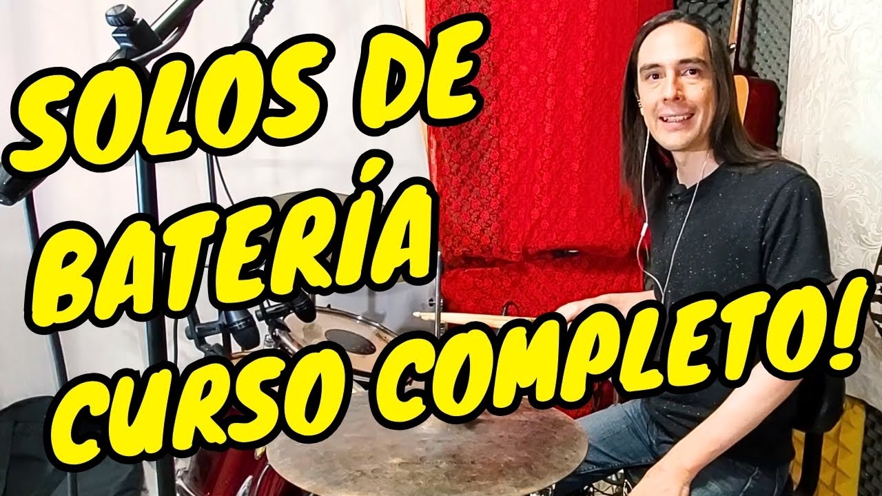 Como Tocar Solos de Bater&iacute;a CURSO Completo + BONUS Creando y Explicando Solo en Tiempo Real