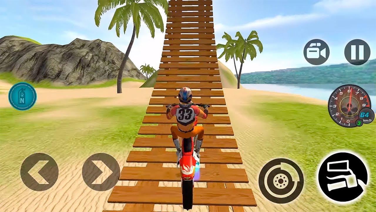 Motocross Beach Bike Stunt Racing 2018 - Motor Racer Games Gameplay Android