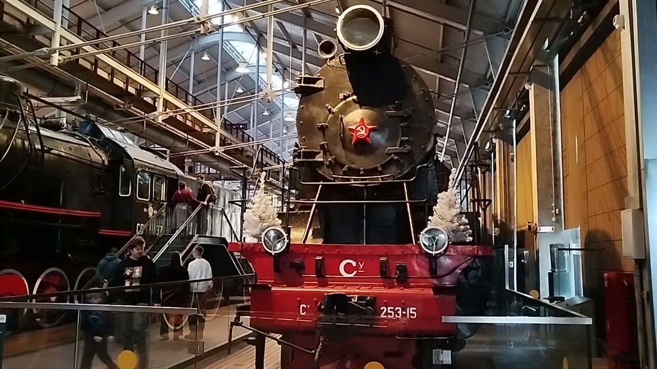 Паровоз Су253-15 (Музей железных дорог России в Санкт-Петербурге)