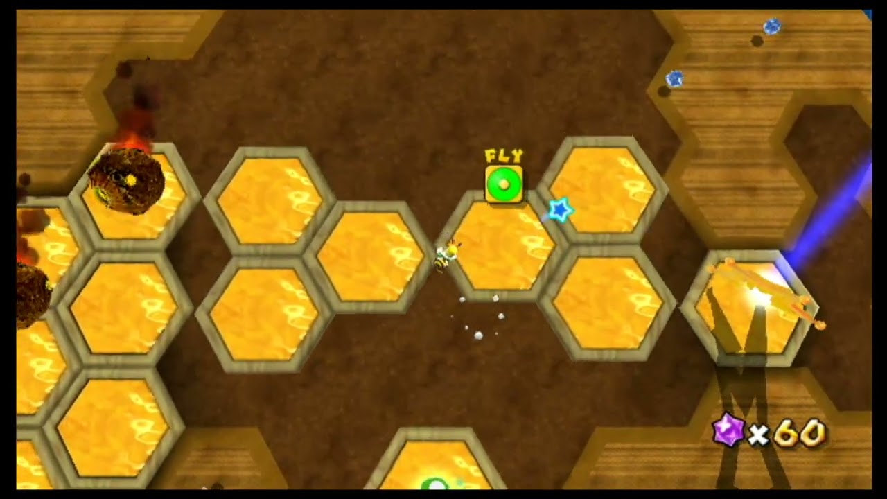 Super Mario Galaxy (Wii) – Honeyclimb Galaxy – 35 Coins
