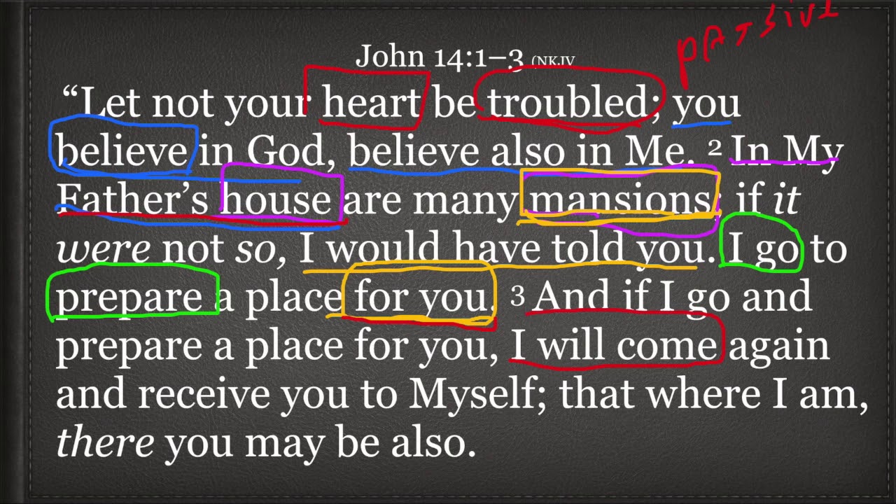 The Word for Today John 14:1-3