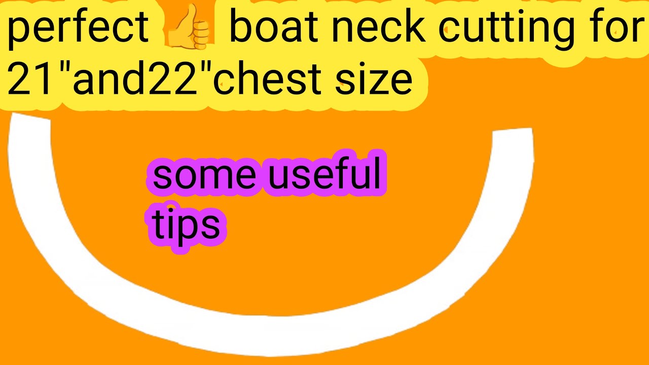 Perfect 👍 boat neck cutting for 21 and22 chest size/How to cut perfect boat neck/easy mothed
