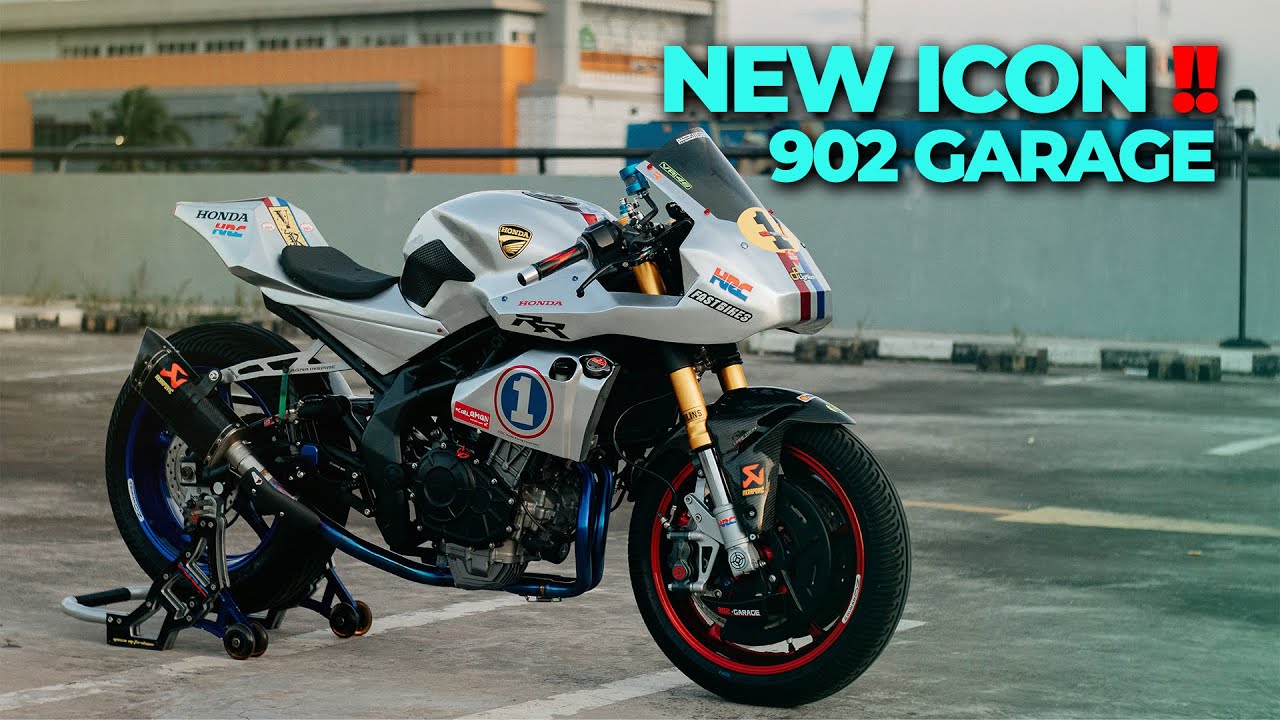 CBR250RR DISULAP CAFE RACER BALAP ( (902 GARAGE ICON )