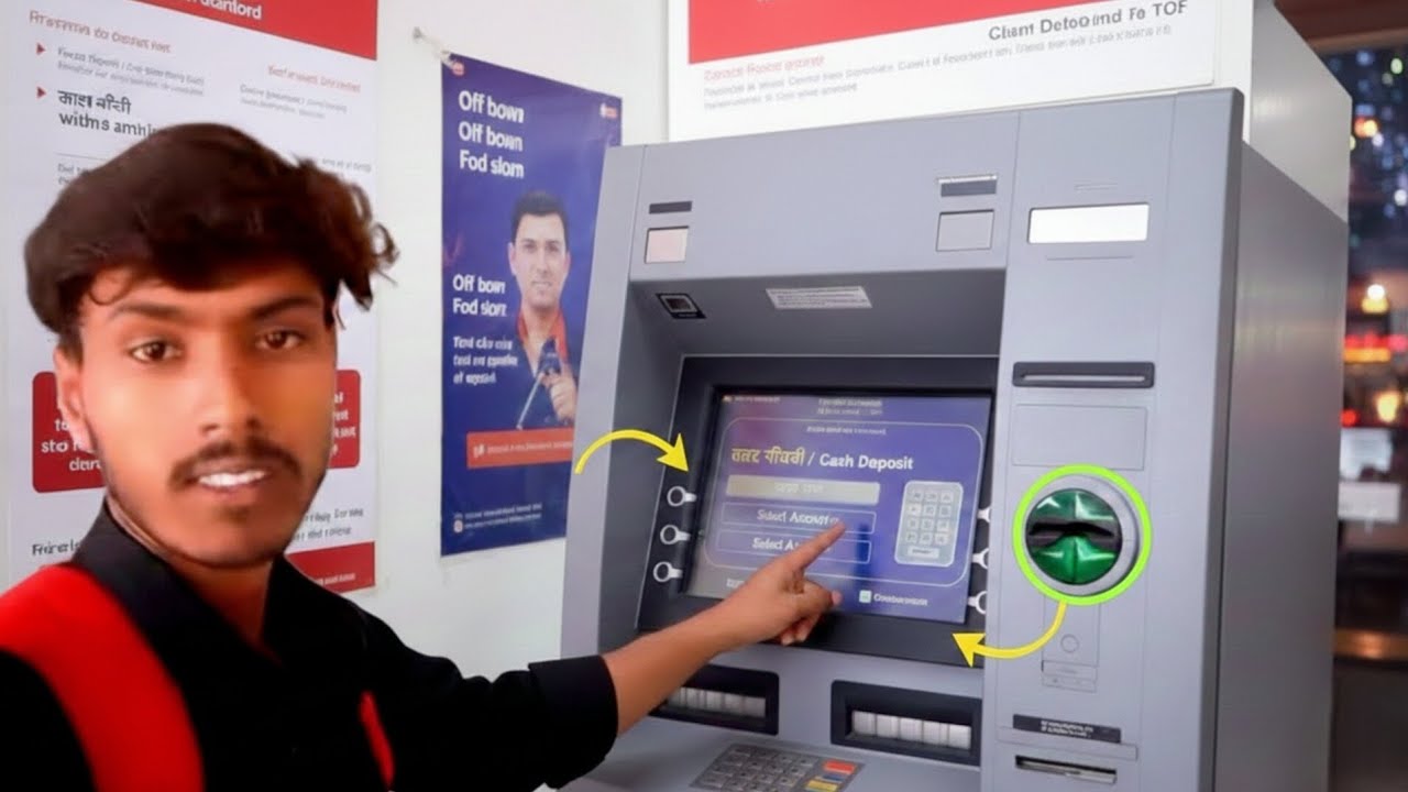 ATM se paise jama kaise kare