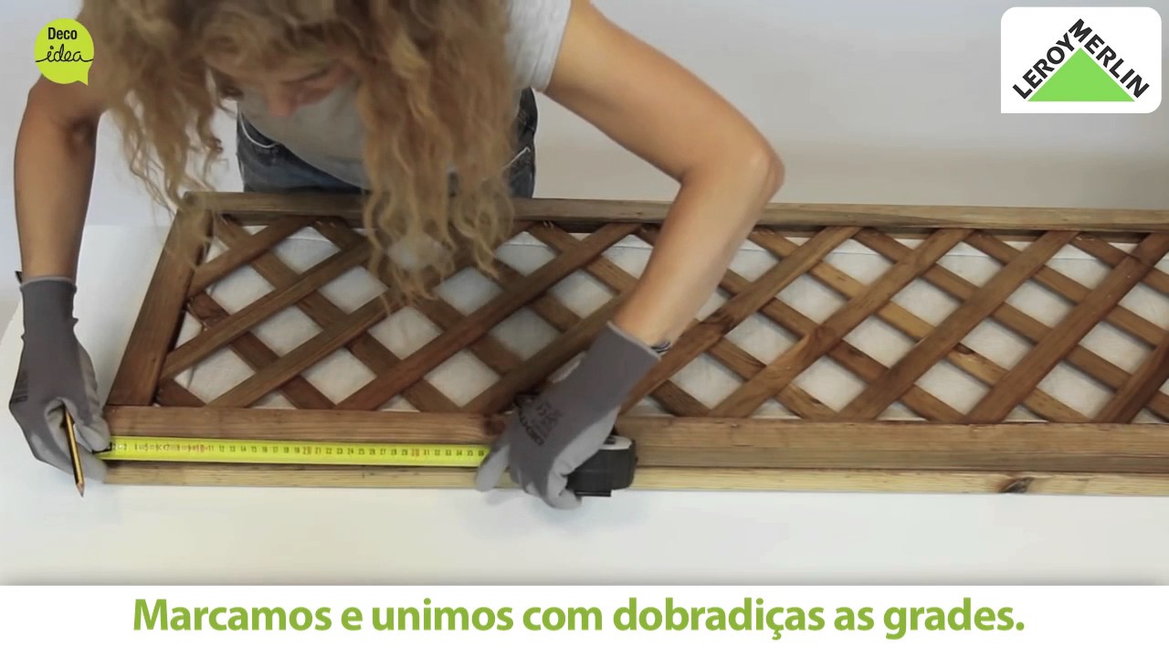 Construa um biombo com painéis entrançados | LEROY MERLIN