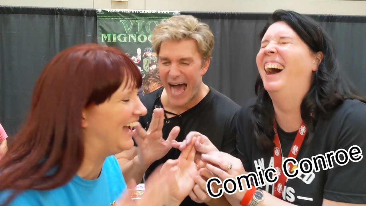 Vic Mignogna @comicconroe5770  Interview Magic Making Mischief @Mombierella  and @CJPeterson