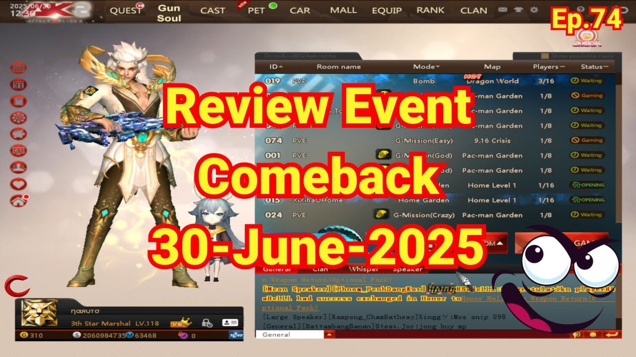 Ep.74 Review Event Comeback AK2 30-June-2025