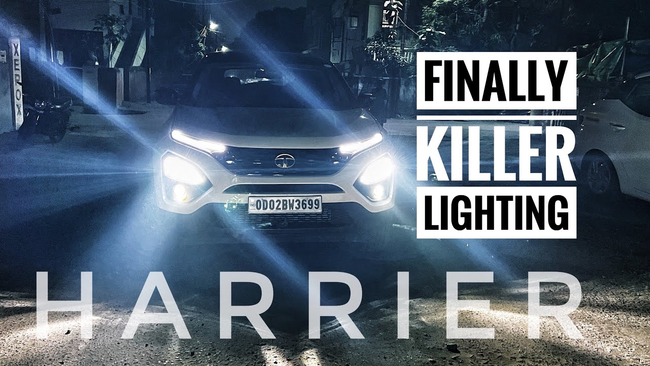 Finally New Tata Harrier 2022 Headlights Fixed | Maxxlink Led Lights | Purchase and Review