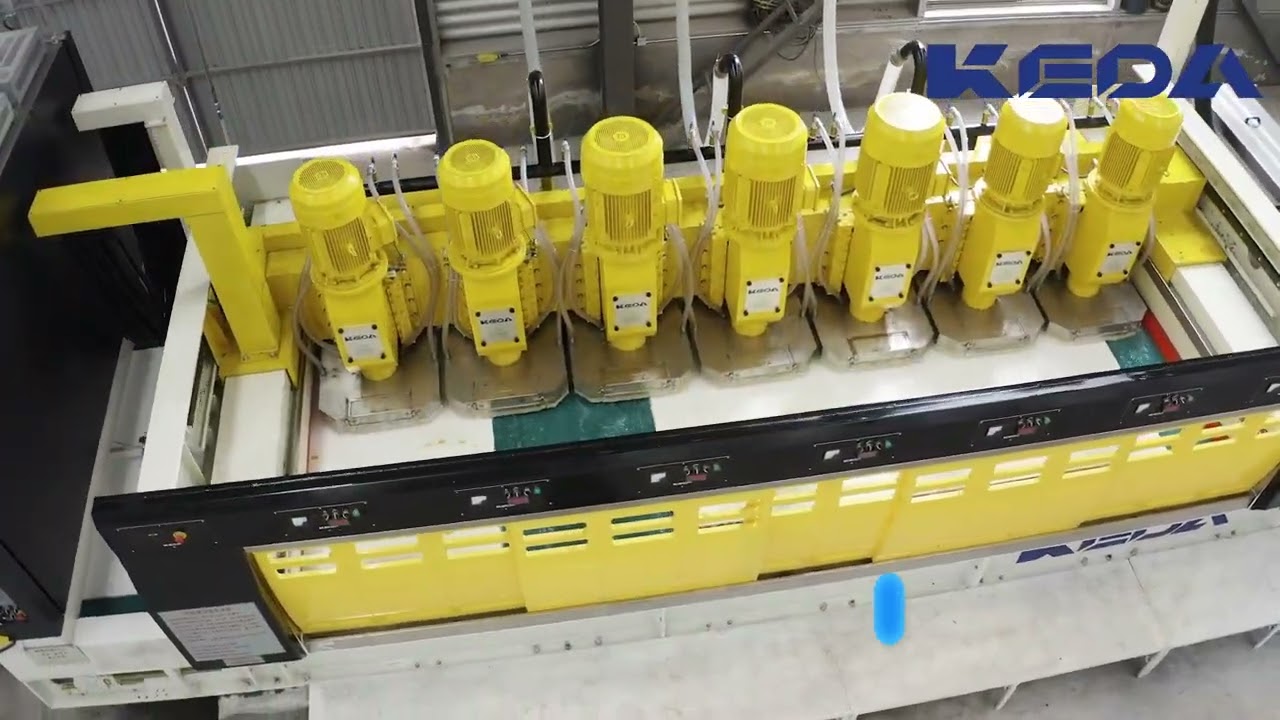 Artificial quartz slab production line #KEDAStoneMachinery #keda