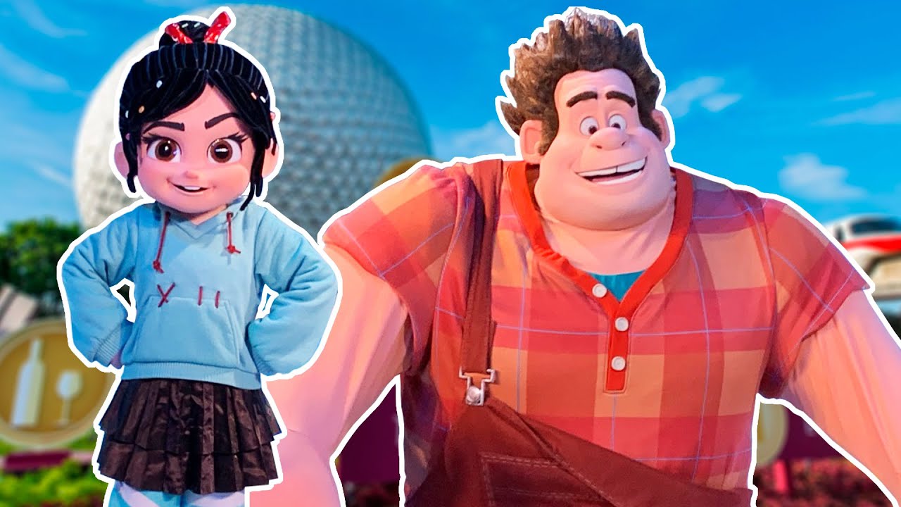 Vanellope and Wreck-it Ralph Disney's Epcot Meet and Greet Summer 2019