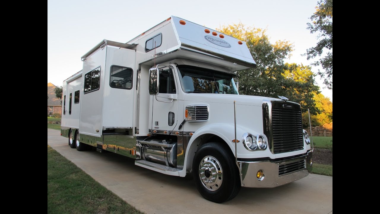 SOLD 2007 Freightliner Coronado, Renegade Luxury toter, detroit 515hp, for sale in Texas