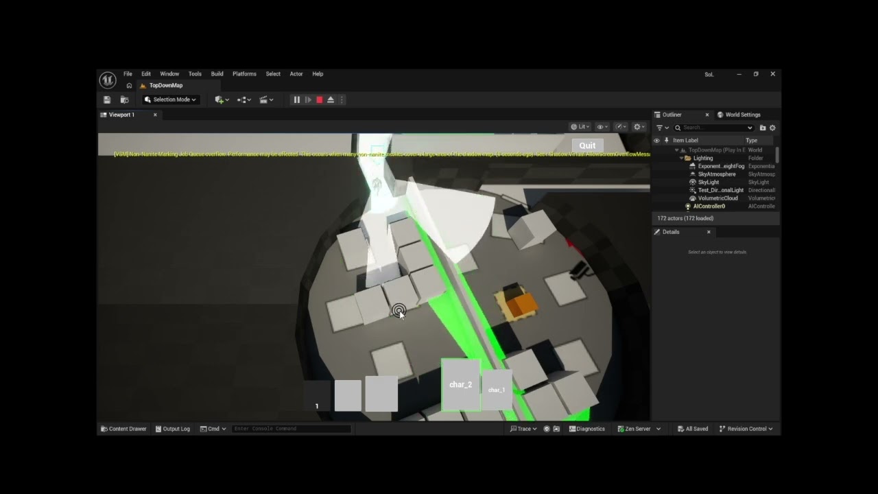 Shadow of liberty development Vlog (6-Feb-2026): Circular Movement CCTV.