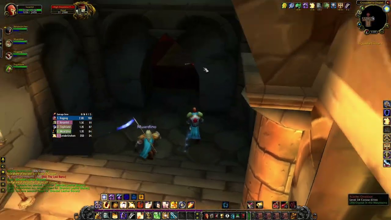 Scarlet Monastery Cathedral Paladin tank gamepaly