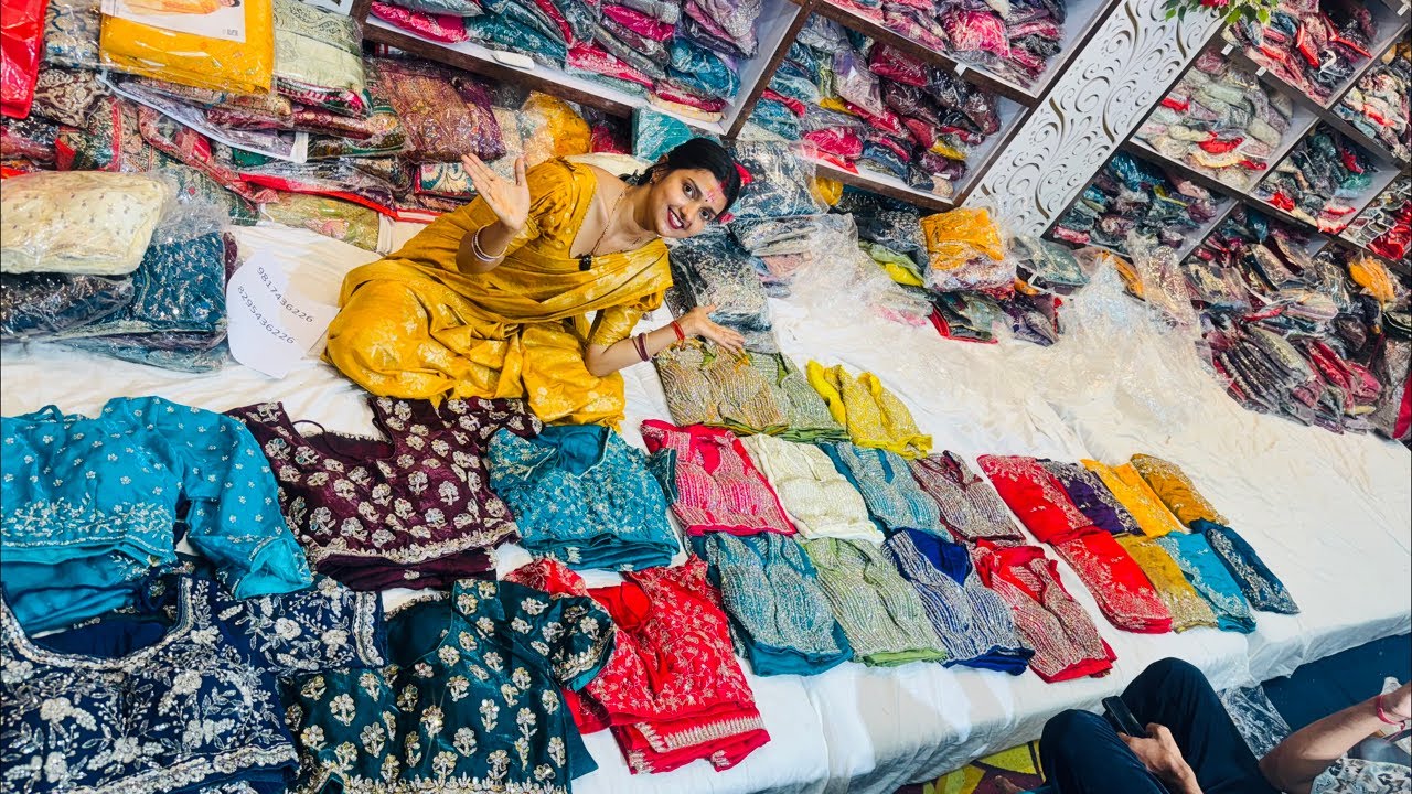 Live:- 3050 से 3550 तक की इतनी सुंदर साड़ी का नया कलेक्शंस | Booking number- 9817436226, 8295436226