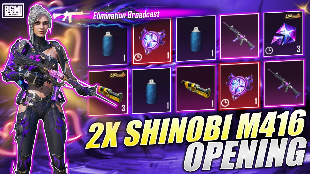 😍GOT 2 SHINOBI KAMI M416 WITH THIS TRICK || BGMI SHINOBI KAMI ULTIMATE CRATE OPENING.