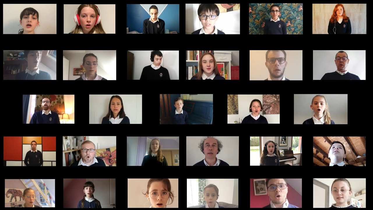 Choeur virtuel - Me zo ganet e kreiz ar mor | Petits Chanteurs de Lannion