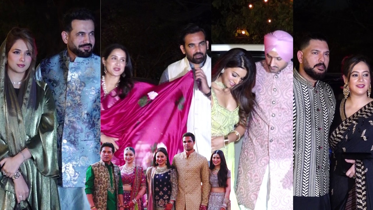 Arjun Tendulkar & Saaniya Chandhok Sangeet Ceremony | Sachin, Yuvraj Singh, Harbhajan Attened