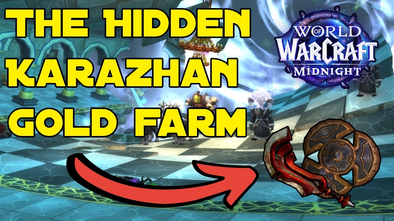 This Hidden Karazhan Gold Farm Worth HUNDREDS OF THOUSANDS - WoW Midnight Gold Guide