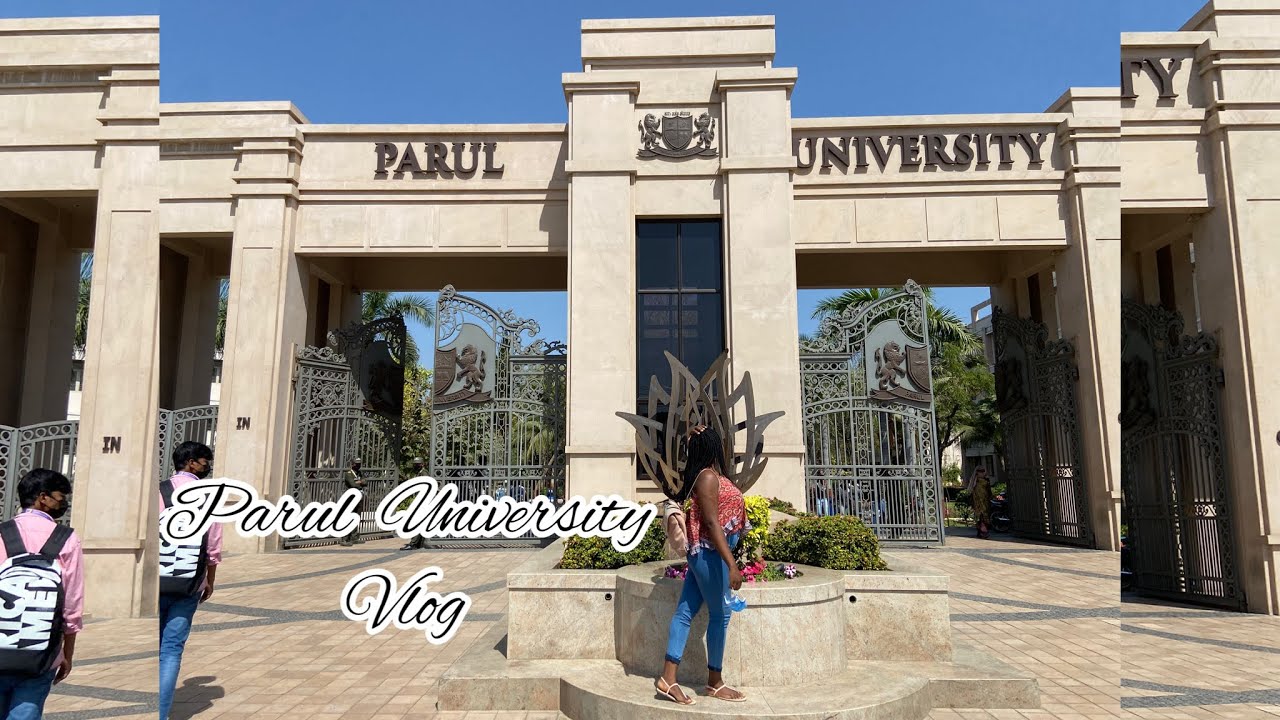 Tour around Parul University campus | Zimbabwean in India.