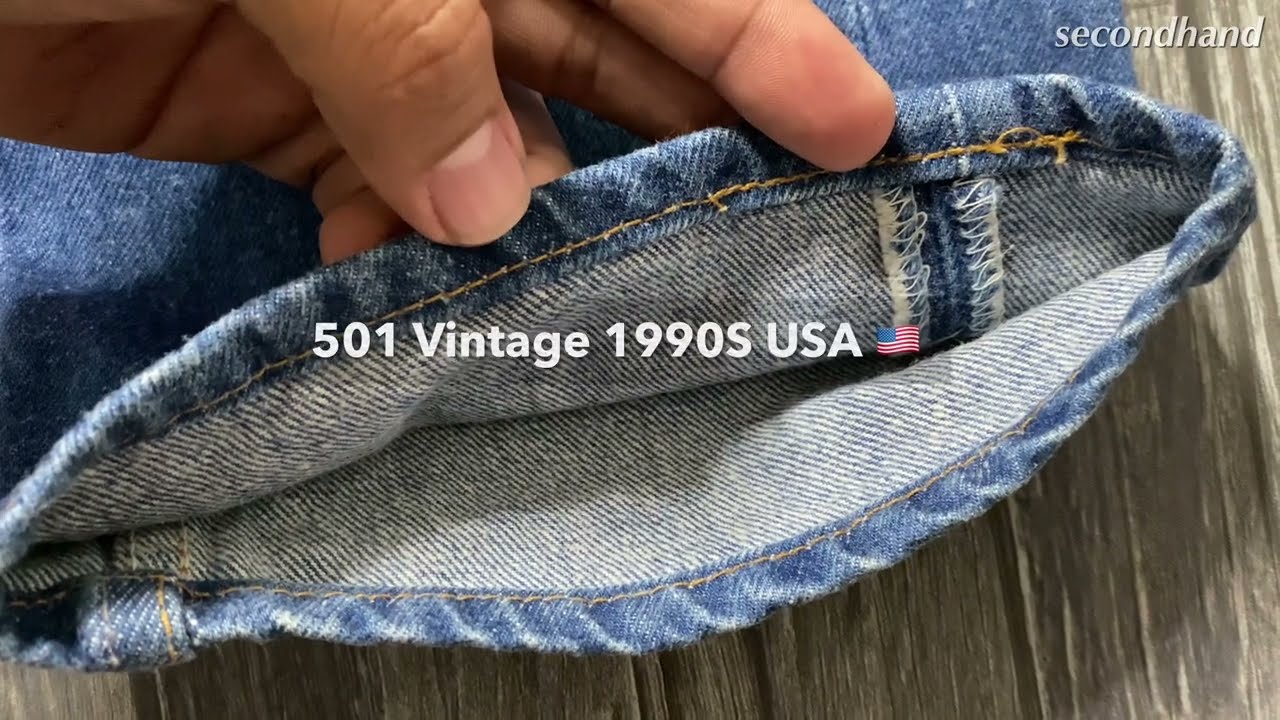 Lern About Vintage 501 Jean 90s 👖🇺🇸 USA #levis501 #usa #vintage #jeans #LernClassicJean
