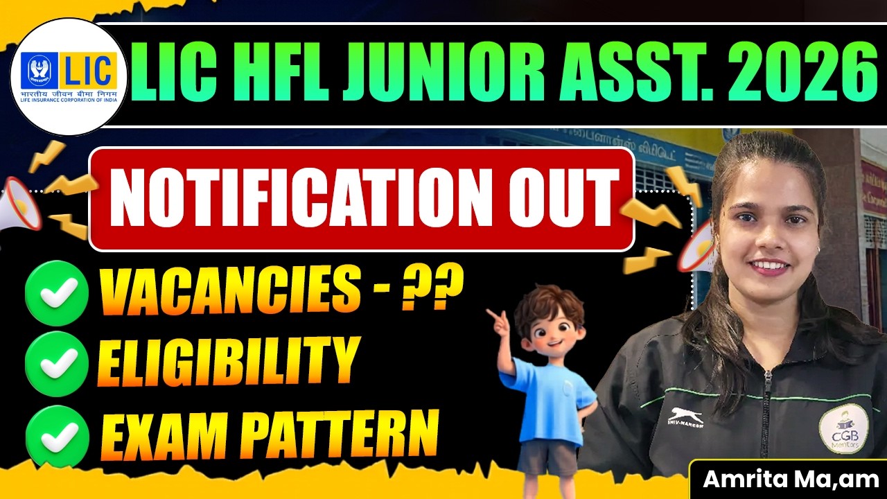 LIC HFL Junior Assistant 2026 Notification out | Recruitment of Junior Assistant 2026 | LIC HFL 2026