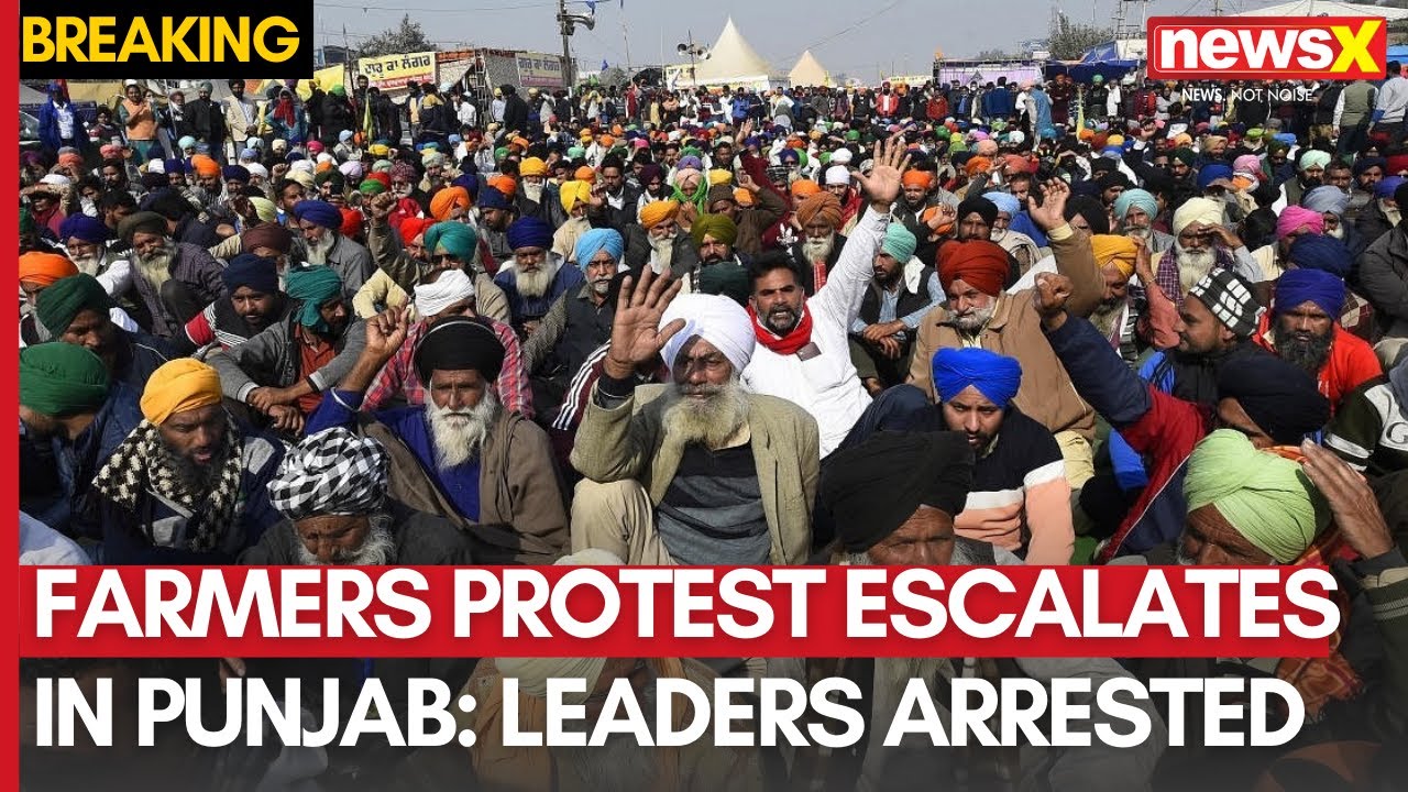 Farmers Protest Escalates in Punjab | Leaders Arrested, &lsquo;Chakka Jaam&rsquo; Announced | NewsX