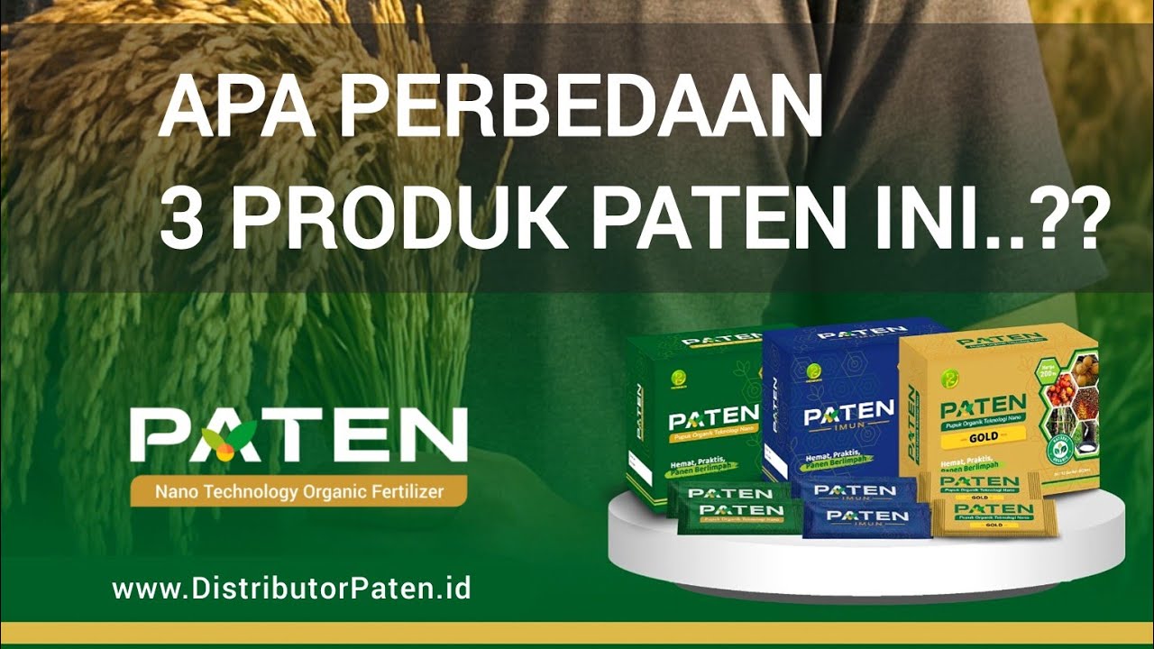 REVIEW 3 VARIAN PUPUK PATEN #patengold #agenpupukpaten