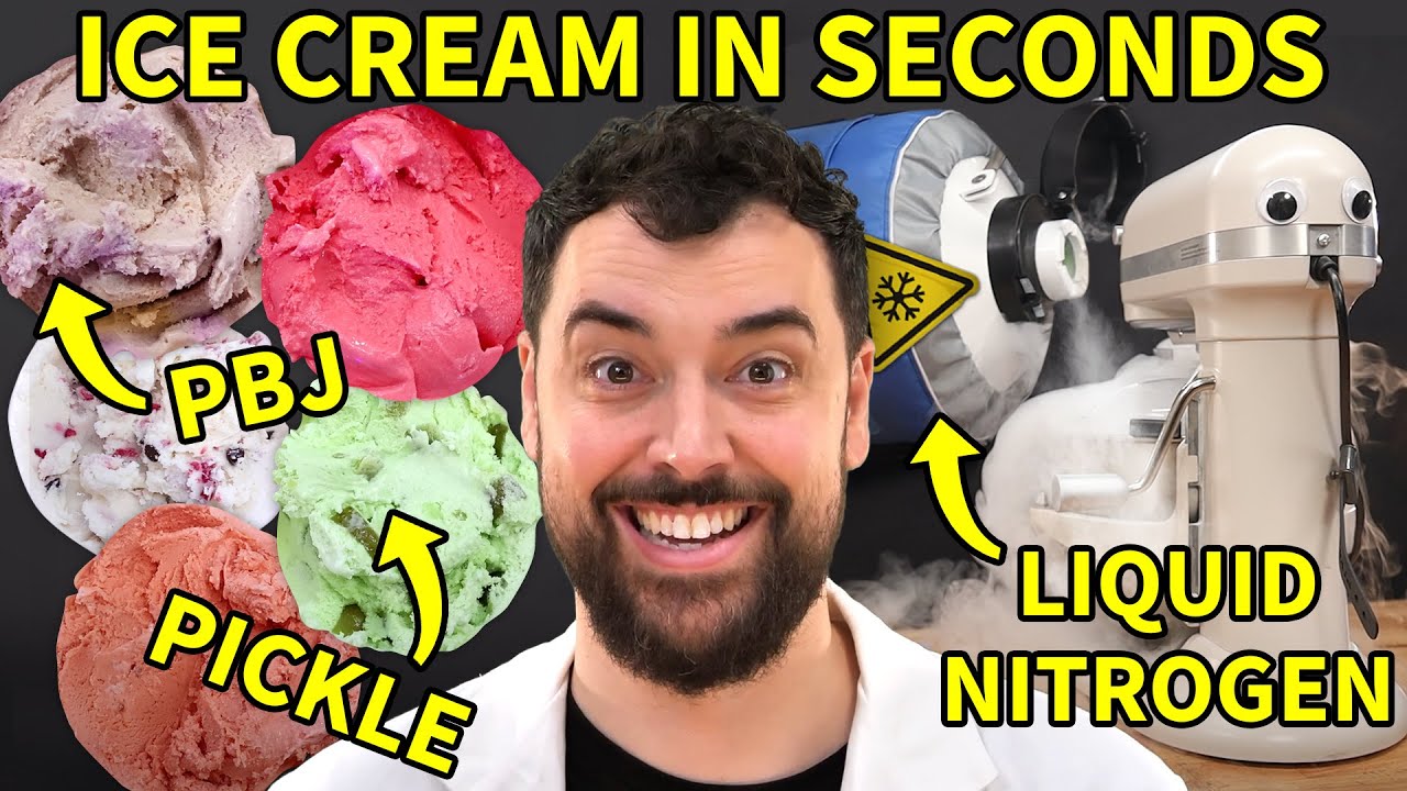 Making 11 Liquid Nitrogen Ice Cream Flavors (That Shouldn't Exist)