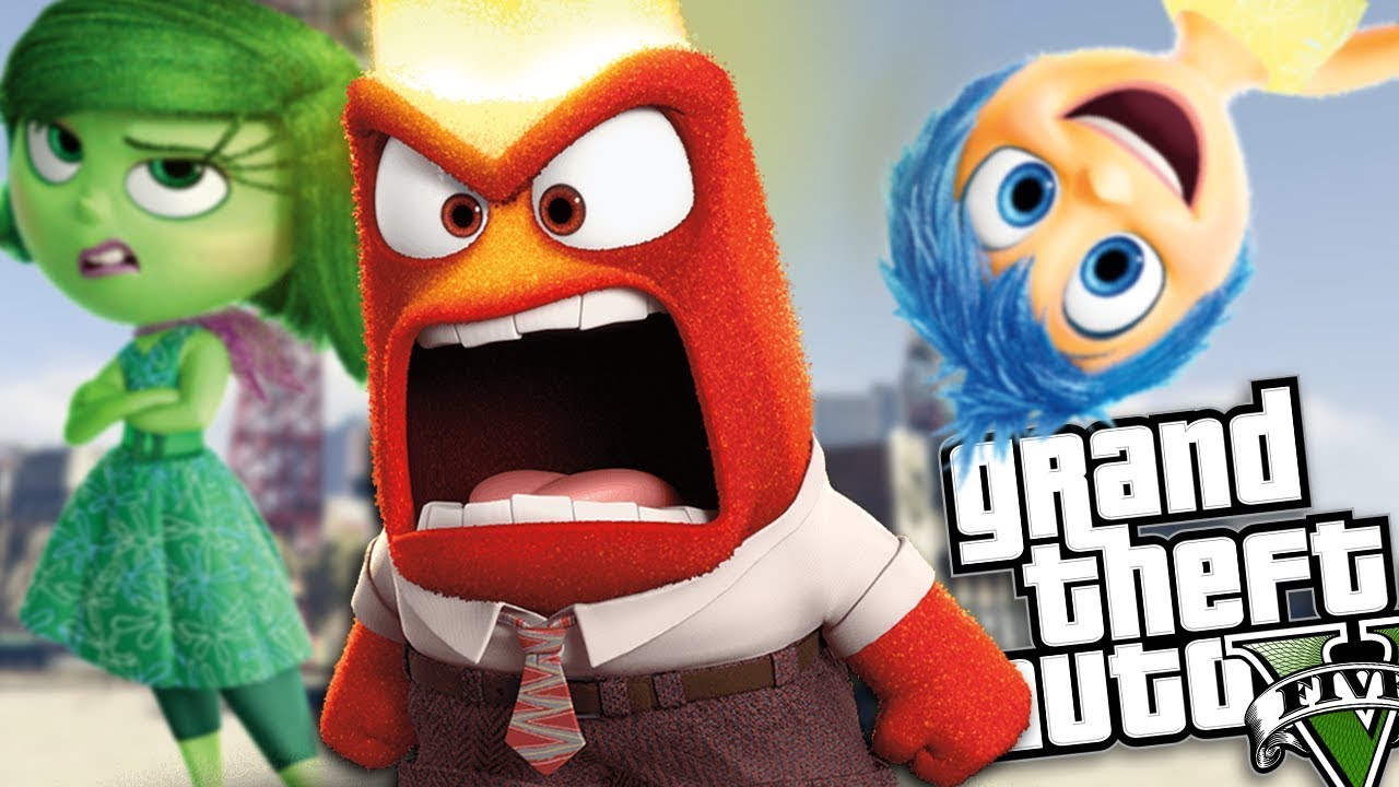 Моды GTA 5 - МОД INSIDE OUT (геймплей модов GTA 5 для ПК)