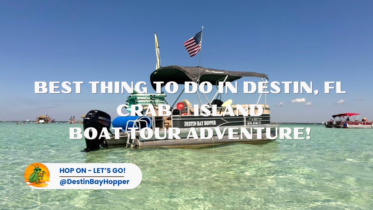 Best Things to Do in Destin, Florida | Crab Island Boat Tour Adventure 