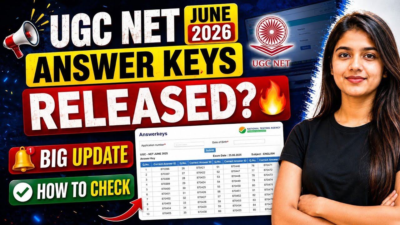 ugc net june answer key 2026 | ugc net provisional answer key 2026 | ugc net answer key