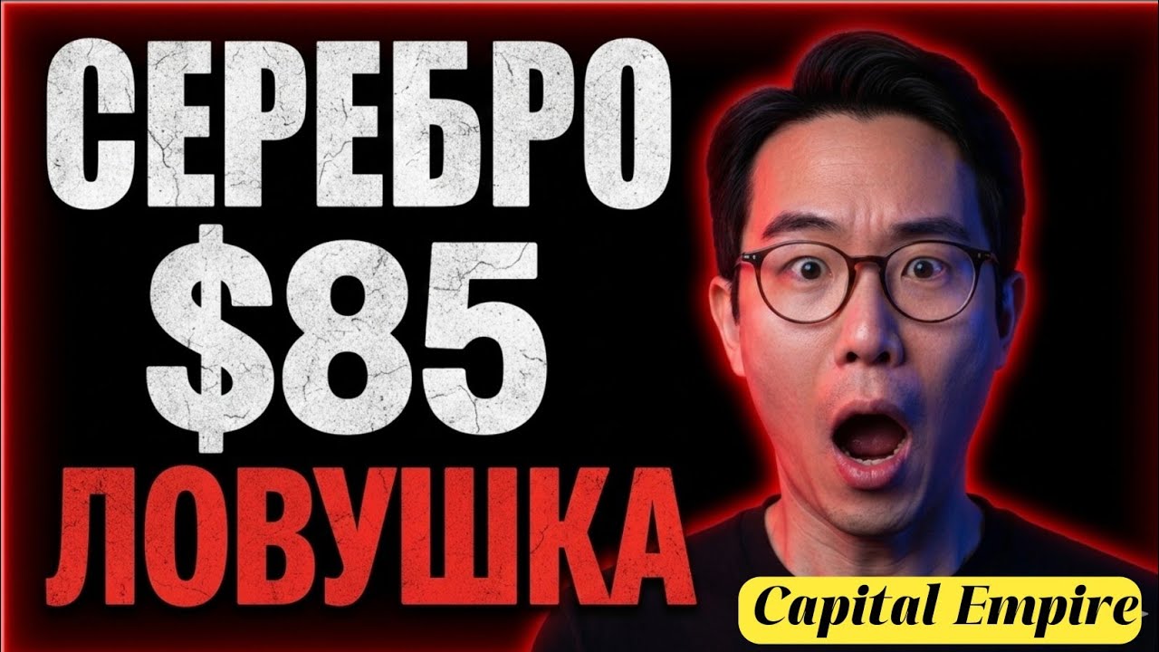 СЕРЕБРЬ ЗАКРЫТ — Ловушка $85 + Ликвидность COMEX снизилась на 60%