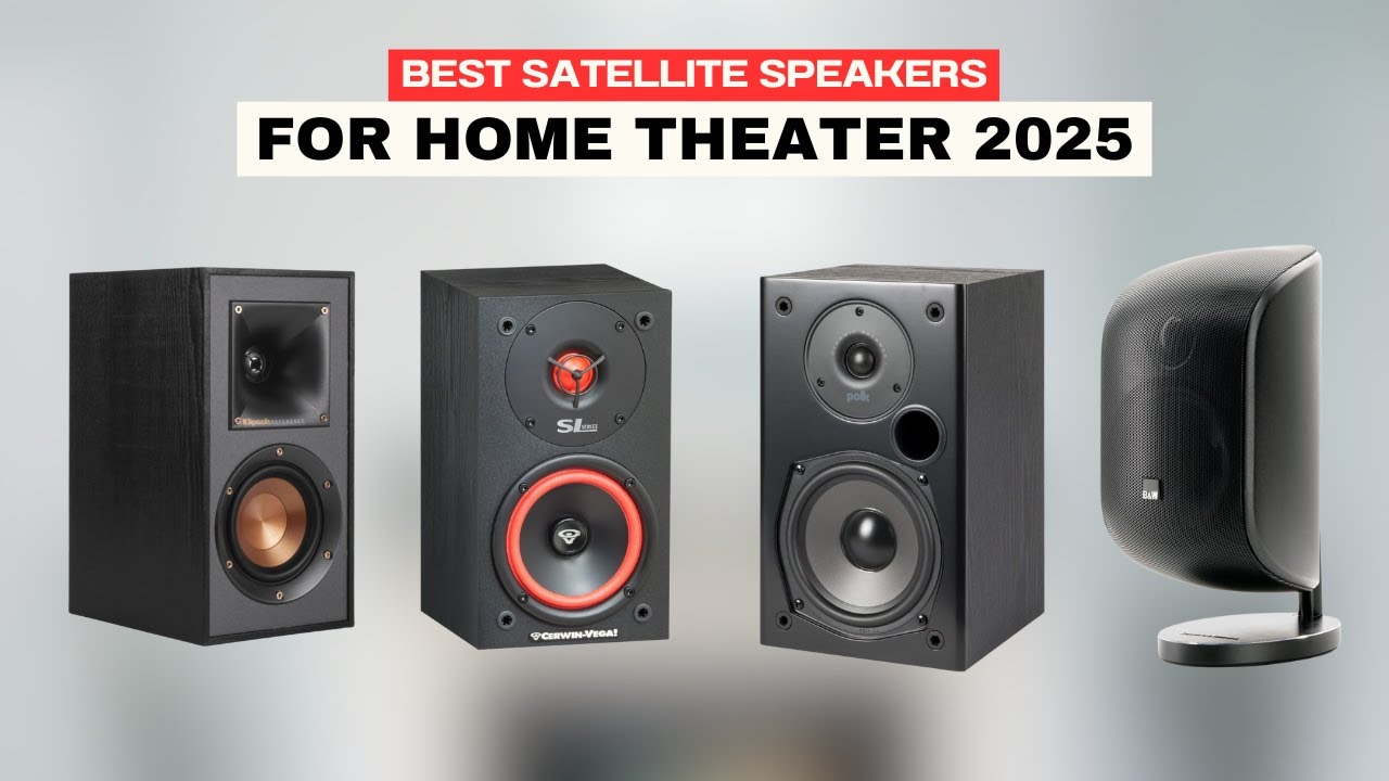 Best Satellite Speakers For Home Theater 2025 | Top 5 Compact Surround Sound Picks