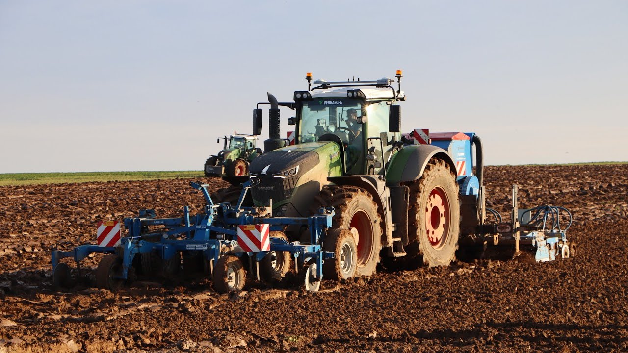 Fendt 1042 & Lemken Solitair 9 au semis de blé 2019 🌾