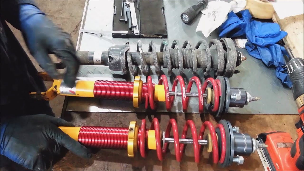 1996-2000 Civic Koni, Ground Control lowering kit Install
