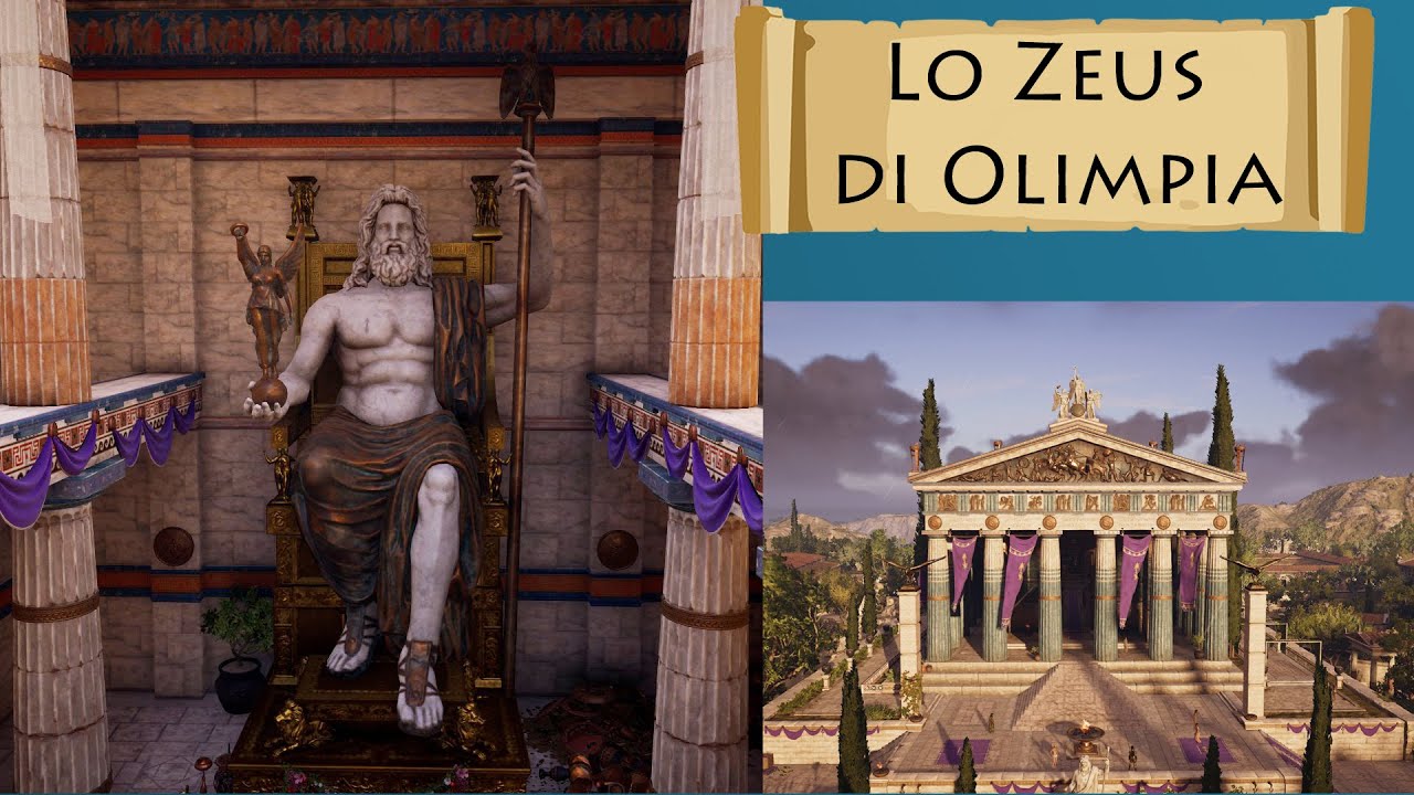 La statua di Zeus ad Olimpia