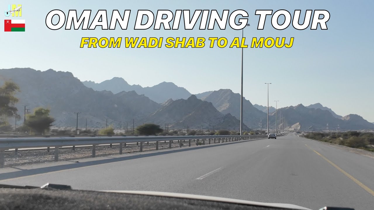 [4K] Oman Mountain DRIVING Tour Into Muscat City Centre! 🇴🇲