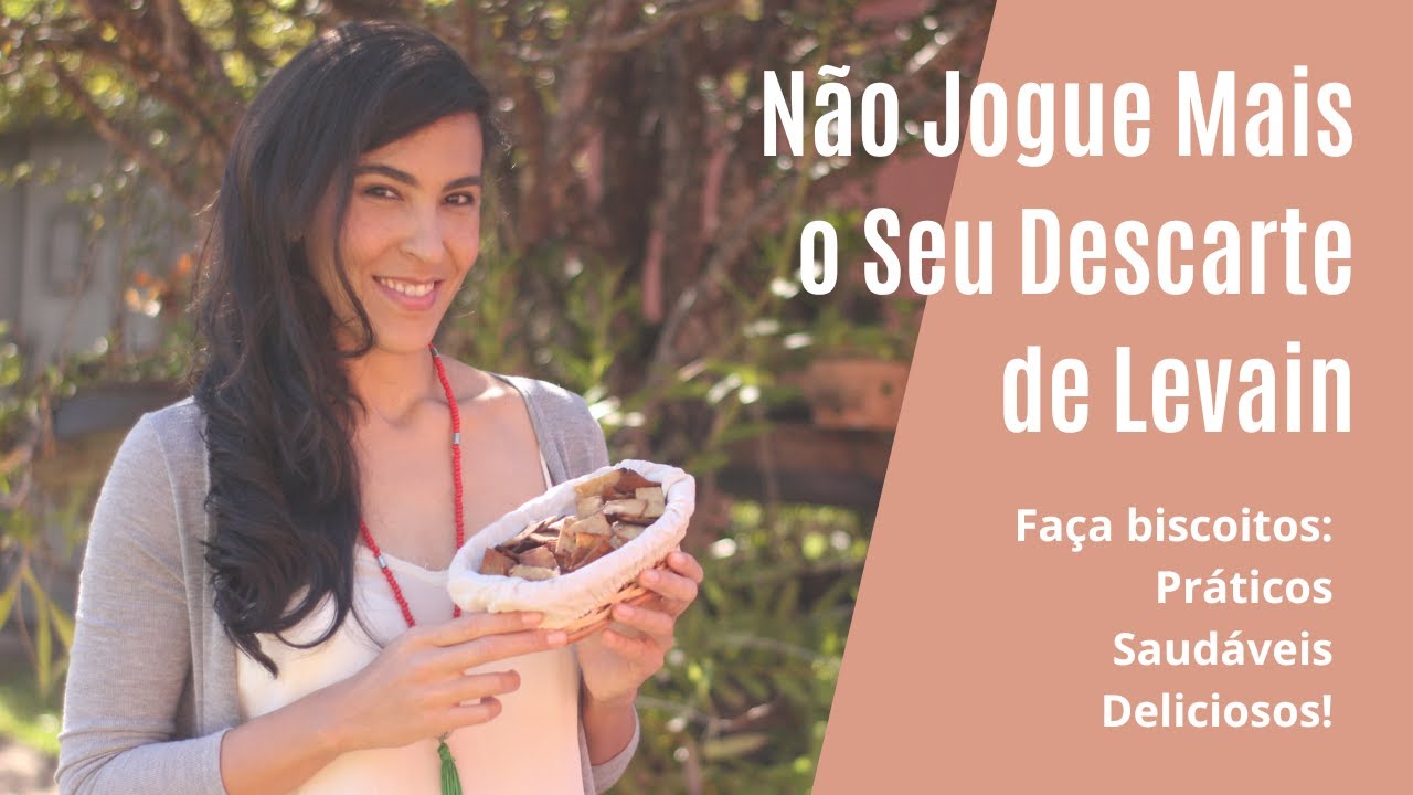 Não jogue mais o seu Fermento Natural! Faça Biscoitos com Descarte de Levain :)