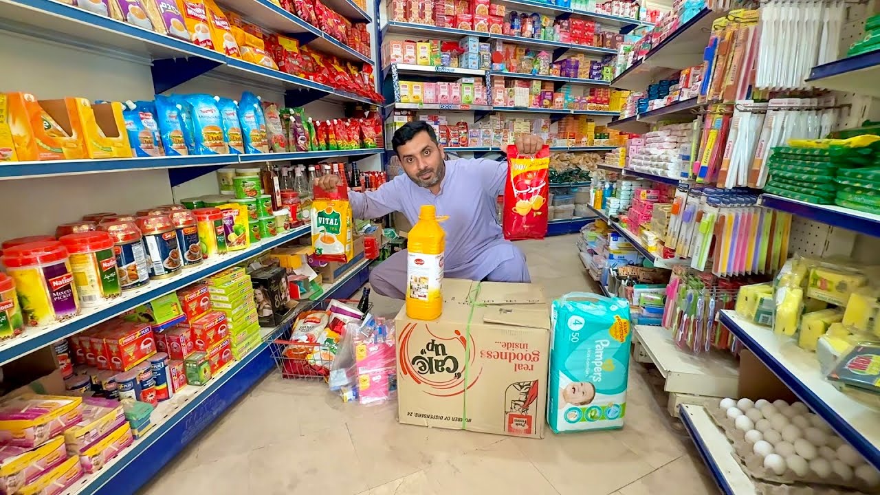 ASMR $80 monthly grocery shopping 🛒 in super store 🏬 