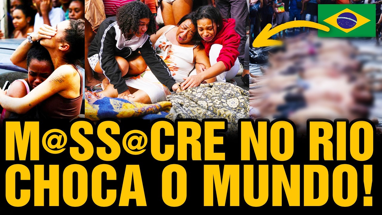 O Que a IMPRENSA INTERNACIONAL descobriu sobre o M*ss*cre do Rio: Opera&ccedil;&atilde;o Policial foi EX3CU&Ccedil;&Atilde;0?😱🇧🇷