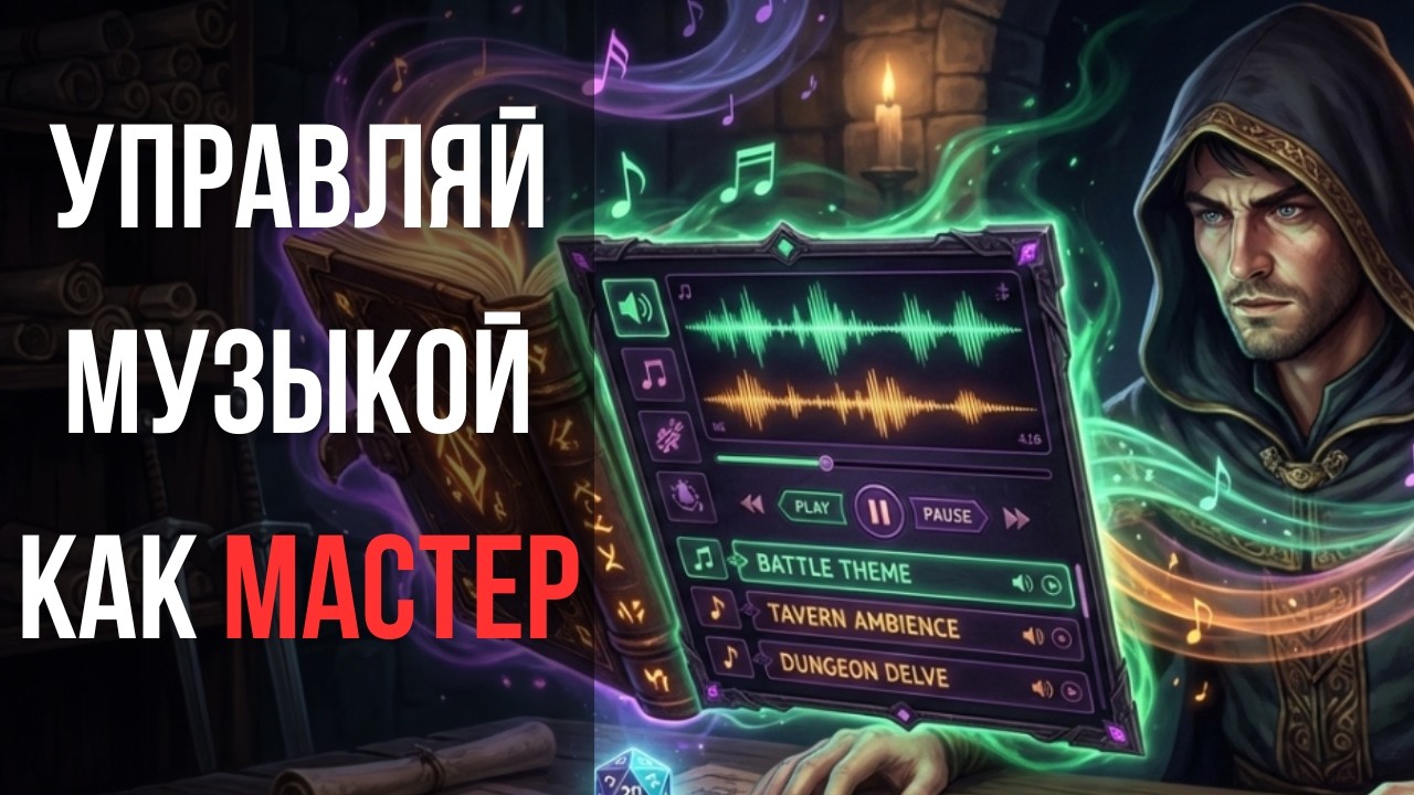 Музыка для ДНД | Как Быстро Найти Нужный Трек во Время Игры?
